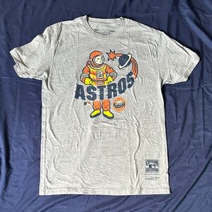 Mitchell & Ness Cooperstown Collection Astros Baseball T-Shirt